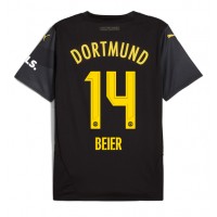 Billiga Borussia Dortmund Maximilian Beier #14 Borta fotbollskläder 2024-25 Kortärmad